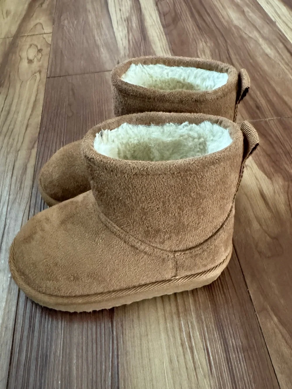 H&M Toddler Brown Faux Suede Boots Size 7.5